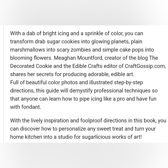 Sugarlicious Baking Cookbook Meaghan Mountford 50 cute and clever treats - Picture 3 of 3